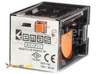رله شیشه ای اماس ترکیه Emas industrial Relay 8 پایه و 11 پایه