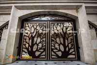 درب های فلزی حیاط و پارکینگ در طرح و مدل های شیک و مدرن