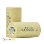 باطری 1.2ولت مخصوص ریش تراش جاروشارژی دریل شارژی دستگاه های صنعتی پزشکی cnc با آمپر 1500می