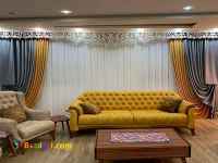 مدل جدید پرده های پذیرایی در بهترین فروشگاه پرده در کرج