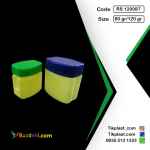 قوطی وازلین پلاستیکی 100 و 120 گرمی درجه یک با رنگبندی + درب