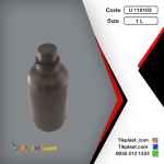 بطری 1 لیتری پلاستیکی پلی اتیلن با وزن بالا + درب