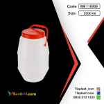 قیمت دبه ماست 2 کیلویی + درب و دستگیره