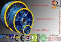 فلکه هرزگرد و فلکه اصلی موتور گیربکس آسانسور