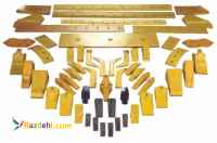 ناخن و کلنگ و گوشه و محافظ باکت ماشین آلات راهسازی