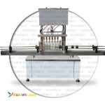 دستگاه پرکن شش نازله خطی