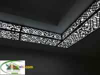 تولید و فروش پنل های چوبی سقفی طرحدار ۶۰*۶۰