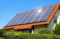 پنل خورشیدی ، نیروگاه خورشیدی