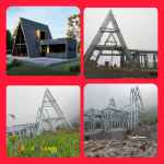 ویلا سوئیسی /شله/مثلثی/طرحAبا سبک سازه السف در تمام نقاط شمال کشور مازندران