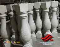 قالب نرده صراحی وپایه سیمانی