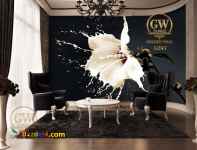 پوستر سه بعدی، کاغذ دیواری سه بعدی