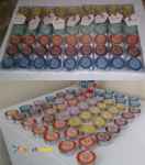 شمع وارمر گلی رنگی