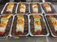 ظروف يكبار مصرف آلومينيوم مشهد